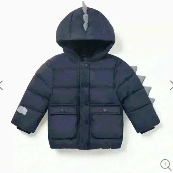 Mori Other - Mori Dino Recycled Waterproof Puffer Coat 6-12 Months